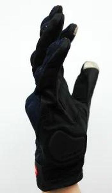 Oprema za bicikliste: Komine moto rukavice – teksas/leather hibrid - Gornji deo od tamnog — 12