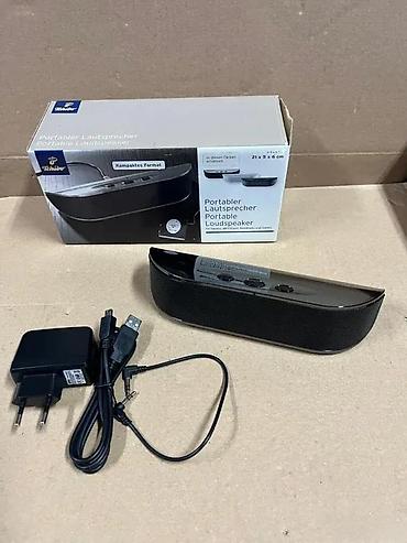 Zvučnici i stereo sistemi: Tchibo prenosivi zvučnik – kompaktan format 21 × 5 × 6 cm - Praktičan — 3