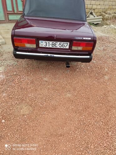 VAZ (LADA): LADA 2107 sedan - Rəng: tünd albalı/bordo - Kuzov: klassik 4 qapılı — 1