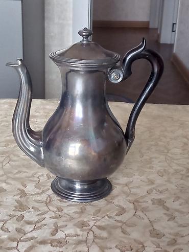 qedimi nacnik: İşlənmiş, rəng - Gümüşü, Qəhvədan, 0,5 bucket volume l, Fransa — 1