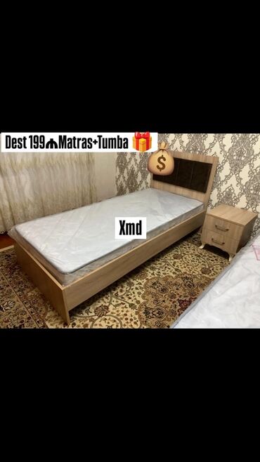 Çarpayılar: Yeni, Təknəfərlik çarpayı, Matras ilə lalafo.az -da Çarpayılar: Yeni, Təknəfərlik çarpayı, Matras ilə