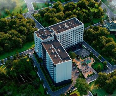 central park: 1 комната, 46 м², Элитка, 9 этаж, ПСО (под самоотделку)