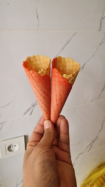 Кондитерские изделия, сладости: Вафелные стаканчики и рожки для мороженое🍦 Оптовая цены Доставка по — 12