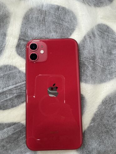 айфон 11 обычный: IPhone 11, Б/у, 128 ГБ, Красный, Защитное стекло, Чехол, Коробка