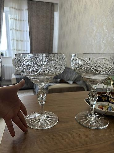 plastik suse: Qədəhlər, rəng - Ağ, Şüşə, 2 ədədli dəst — 2