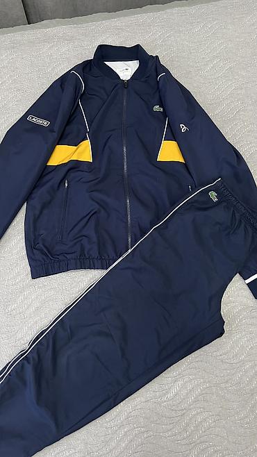 спец одежда зимний: Мужской спортивный костюм, L, Lacoste, Б/у, цвет - Синий — 7
