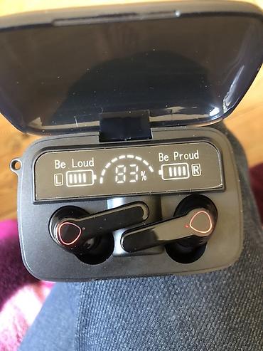 bluetooth magnetic card reader: Tam simsiz qulaqlıqlar – şarj qutusu ilə Xüsusiyyətlər: - Qulaqlıqlar — 1