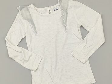 biała bluzka bez rękawów: Blouse, 5.10.15, 5-6 years, 110-116 cm, condition - Fair