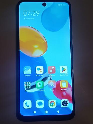 xiaomi pad: Redmi, Redmi Note 11, Б/у, 64 ГБ, цвет - Черный, 2 SIM — 1