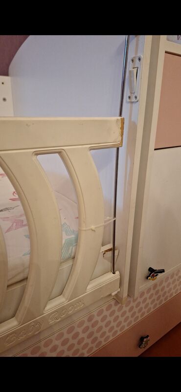 uşaq kiravat: Для девочки, Четырехугольная, Колыбель, С матрасом, Без механизма качания