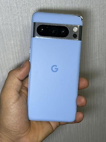 android auto: Google Pixel 8a, Б/у, 128 ГБ, цвет - Голубой — 1