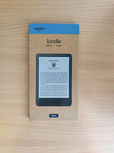 kindle: Электронная книга, Amazon, Новый, 6" - 7", Wi-Fi, цвет - Черный — 1