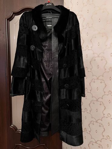 calvin klein for her: Пальто Calvin Klein, 3XL (EU 46), цвет - Черный