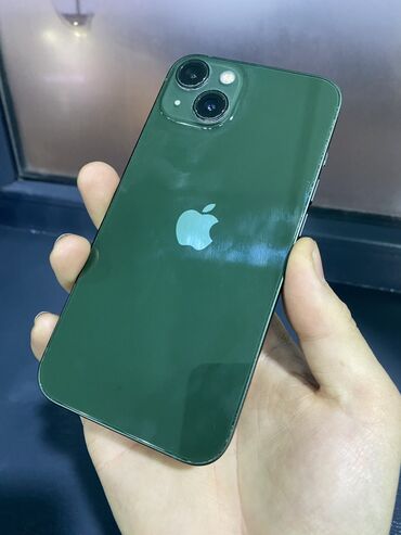 iphone 10 цена бишкек: IPhone 13, Колдонулган, 128 ГБ, Жашыл, 82 %