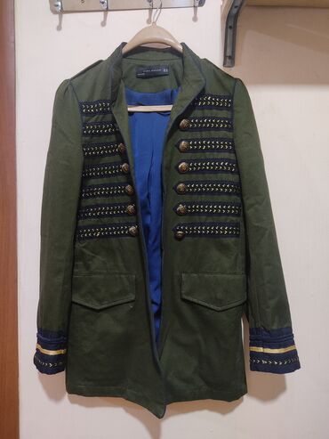 розовый пиджак: Zara, XS (EU 34), цвет - Зеленый