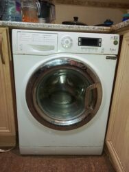 ariston gence: Стиральная машина Hotpoint Ariston, 7 кг, Требуется ремонт, Автомат, Без сушки