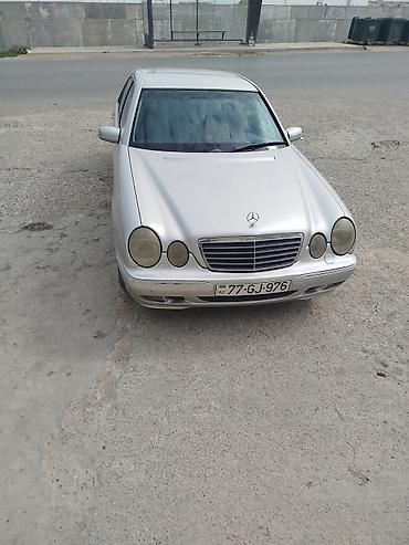 w210 panel: Mercedes-Benz E-Class (W210) sedan - Kuzov: gümüş rəng, 4 qapı — 7