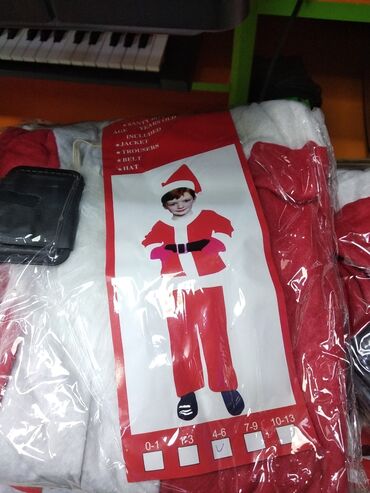 Santa klaus geyimiŞaxta baba paltarıDəstUşaqlar və böyüklər