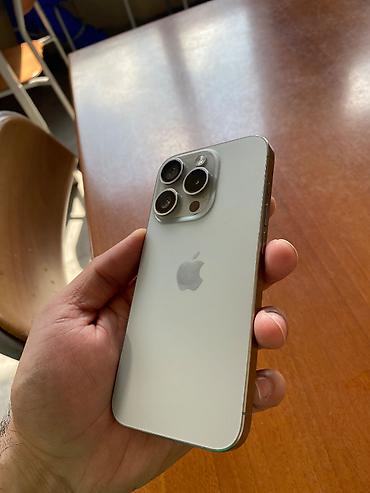IPhone 15 Pro, 128 GB, Natural Titanium lalafo.az -da IPhone 15 Pro, 128 GB, Natural Titanium