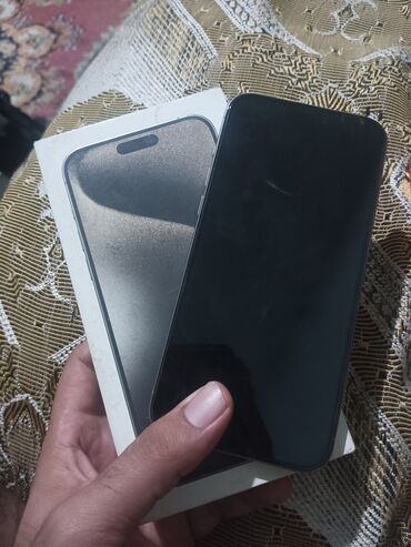 ethernet кабель бишкек: IPhone 15 Pro Max, Б/у, 256 ГБ, Natural Titanium, Кабель, Коробка, 97 %