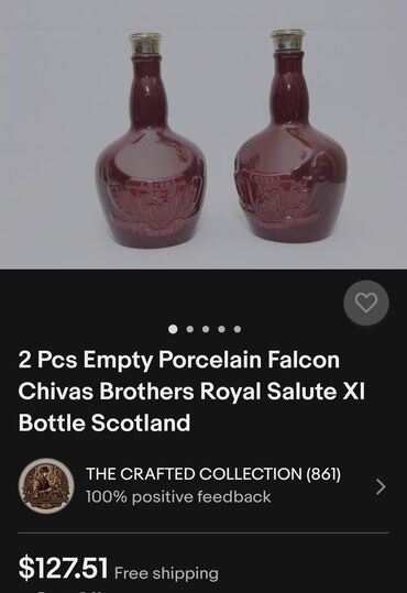 Čaše: Flasa za pice,nova,vintaz dihtujuca porcelanska. Flasa bordo boje,sve — 3