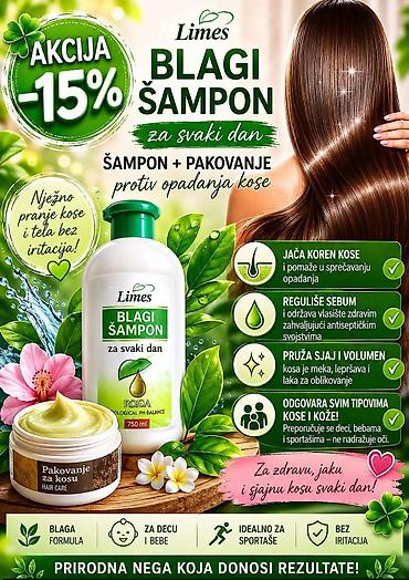 Nega kose: ♦️BLAGI ŠAMPON ZA SVAKI DAN♦️ Isprobajte našu dobitnu kombinaciju — 4