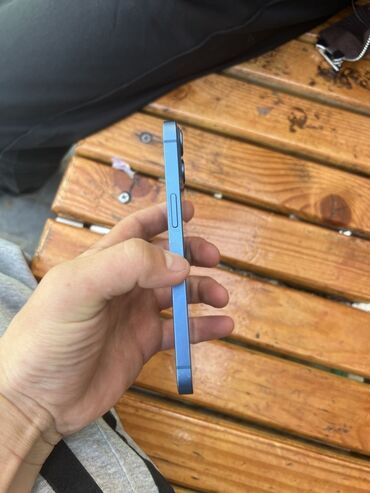 купить айфон 12 про макс бишкек: IPhone 13, Синий, Чехол, 100 %