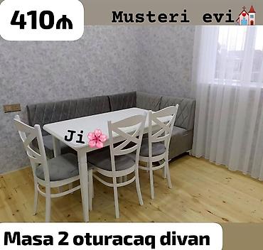 quxna stulu: Kvadrat masa, Mətbəx üçün, 2 nəfər — 2