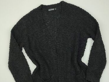 czarne bluzki w serek: Knitwear, L (EU 40), condition - Good