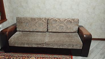 divan kreslo: İşlənmiş, Divan, 2 kreslo, Bazalı, Açılmayan — 1