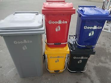 paltar asilqani divar ucun: Plastik “Goodbin” tullantı qutuları - Təyinat: məişət, ofis, obyekt — 5