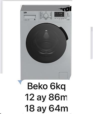 irşad paltaryuyan: Paltaryuyan maşın Beko, 6 kq, Yeni, Avtomat, Kredit var, Pulsuz çatdırılma — 6