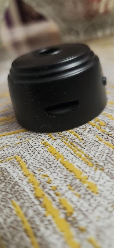 gizli kamera kucuk: Mini gizli kamera – Wi‑Fi/SD dəstəyi Xüsusiyyətlər: - Kompakt dairəvi — 3