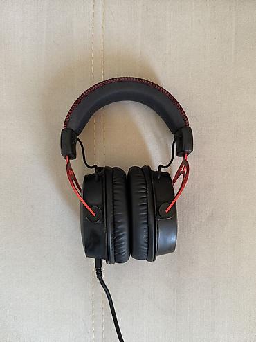 apple studio: Проводные вакуумные наушники, HyperX, Б/у, цвет - Черный — 2