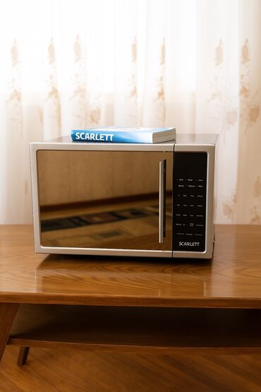 Mikrodalğalı sobalar: Mikrodalğalı soba Scarlett, Ayrıca dayanan, Qril ilə, rəng - Qara, Yeni — 2