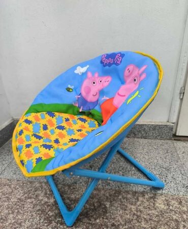 Foteljice: Dečija okrugla stolica sa motivom omiljenih crtanih junaka😍. Poseduje — 15