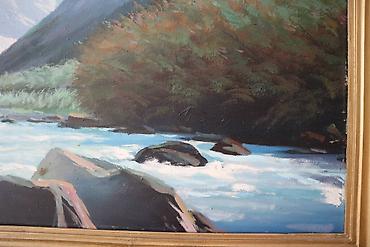 Картины: Большая картина (масло) Размеры: 117 x 83 В хорошем состоянии (нюансы — 12