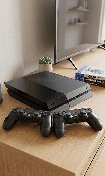 playstation 4 500gb 2 controller: Məhsul: Sony PlayStation 4 (PS4) oyun konsolu + 2 ədəd DualShock 4 — 1