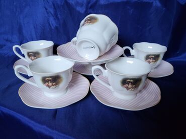 Kuhinjski setovi: Soljice nove,vintaz za kafu Sigma porcelanske. Soljice komada 6 u — 2