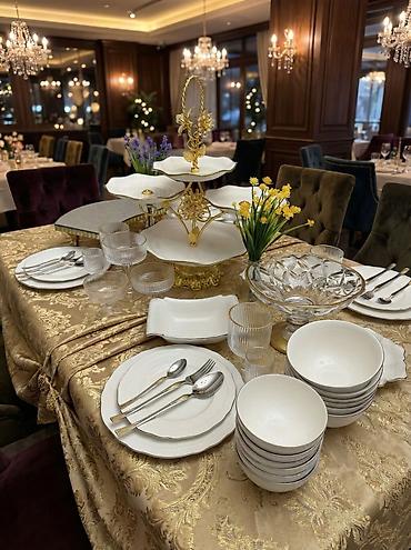 Сервировка стола для праздника: Аренда Дубайской посуды! Новинка! Для особых мероприятий: Куда тосуу — 5