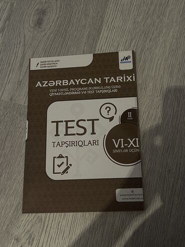 azerbaycan tarixi 6 ci sinif test: Qədir fətullayev az tarixi test,işlənməyib təp təzədir