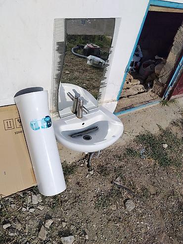 hamam ucun tulpan: Hamam üçün komplekt: - Divara quraşdırılan keramika əl-üz yuma lavabı — 4