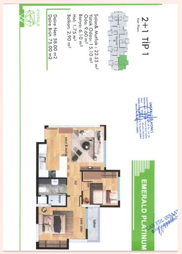 Продажа квартир: 2 комнаты, 58 м², 4 этаж, Евроремонт — 9