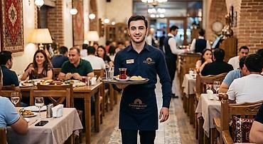 Otel, kafe, restoranlar: Ofisiant tələb olunur, Restoran, Aylıq ödəniş, 1-2 illik təcrübə — 1