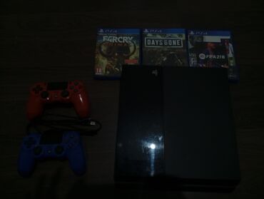 🎮 PS4 FAT 500 GB + 2 Orijinal Kol + 9 Disk + 20+ Rəqəmsal Oyun |