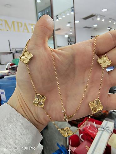 Aksesuarlar: Boyunbağı, Sarı qızıl, 585 Əyar, 552 g — 2