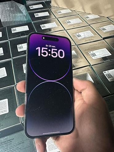 iphone 14 pro 256: IPhone 14 Pro, Б/у, 256 ГБ, Deep Purple, Защитное стекло, Кабель, Чехол, 90 % — 1