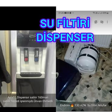 izqara aparati qiymeti: Dispenser Döşəməüstü, Su soyutma ilə, İşlənmiş