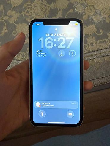 Apple iPhone: IPhone 11, Б/у, 128 ГБ, Белый, 84 % — 3