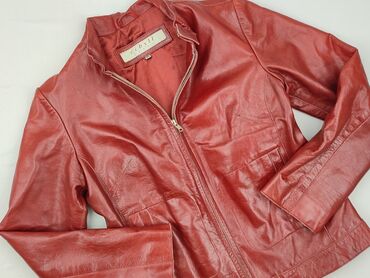 Women's Clothing: Women`s leather jacket, size M (EU 38)